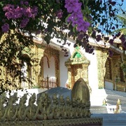 Enjoying a Lao Beer in Luang Prabang