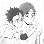 Asahi and Nishinoya