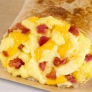 Grilled Breakfast Burrito -- Sausage
