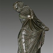 "Bronze Statuette of a Veiled and Masked Dancer" in New York City