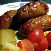 Eat Asausages and Baked Potatoes