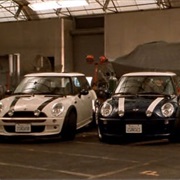The Italian Job 2003 Mini Coopers