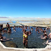 The Hot Springs of Salar De Uyuni, Bolivia