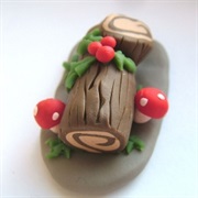 Yule Log Ornament