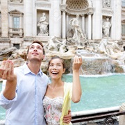 Throw a Coin in the Trevi Fountain