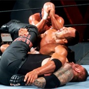 The Rock V the Undertaker V Kurt Angle,Vengeance 2002