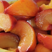 Nectarines in Honey & Ginger