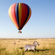Hot Air Balloon Ride Over the Serengeti