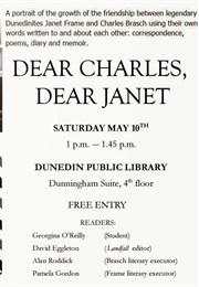 Dear Charles, Dear Janet: Frame & Brasch in Correspondence (Janet Frame)