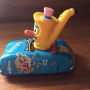 Tin Friction Saxophone Car
