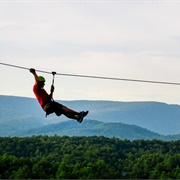 Ziplining With Friends