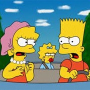 Bart Lisa & Maggie Simpson