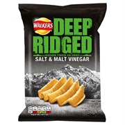 Walkers Deep Ridged Salt and Malt Vinegar