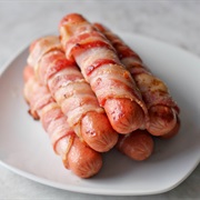 Bacon-Wrapped Hot Dog