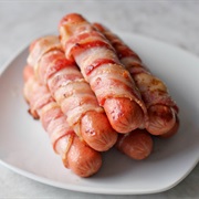 Bacon-Wrapped Hot Dog