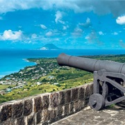 Visiting Brimstone Hills in St Kitts