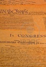 The Declaration of Independence, the US Constitution, and the Bill Of