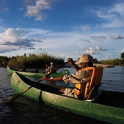 Kayak on the Zambezi River