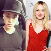 Justin Bieber and Dakota Fanning (22)