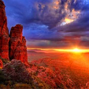 Watch the Sunset Over the Mountains