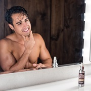 A Man Wearing Cologne