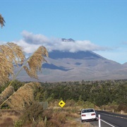 Climbing Volcano Mt Ruapehu, New Zealand