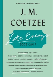 Late Essays 2006-17 (J.M. Coetzee)