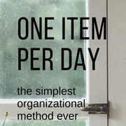 Get Rid of One Thing Per Day
