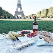 Picnic by the Eiffel Tower