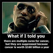 Cure for Cancer Being Withheld to Maintain High Profits.
