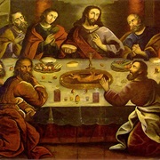Last Supper Painting Featuring Guinea Pig in Cusco, Peru