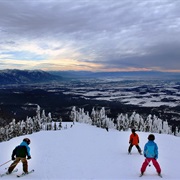 Ski off a 100 Foot Drop