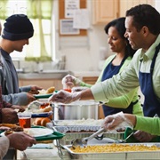 Volunteer at a Soup Kitchen