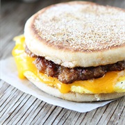 Sausage Egg and Cheese Muffin
