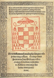 Complutensian Polyglot Bible (Francisco Jiménez De Cisneros)