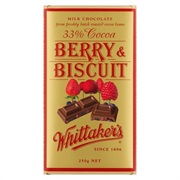Whittakers Chocolate Block Berry & Biscuit