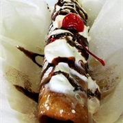 Deep Fried Banana Tortilla Desert