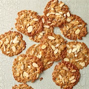 Almond Lace Cookies