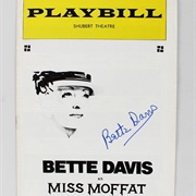 Miss Moffat Playbill