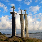 Swords in Rock Norway