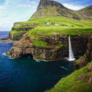 Mulafossur Waterfalls, Faroe Islands