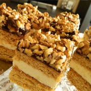 Walnut-Fudge-Pudding Cake (So-Called "Snickers")