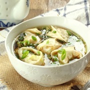 Vegetable Gyoza Shiitake Broth