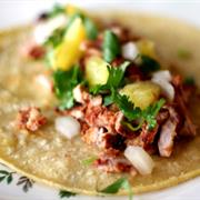 Authentic Taco-Al-Pastor in Mexicantown
