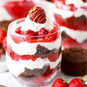 Strawberry Chocolate Breakfast Parfait