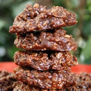 No Bake Chocolate Oatmeal Cookies