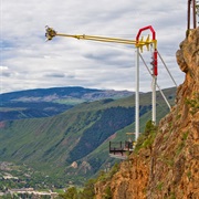 Swing off Glenwood Cavern