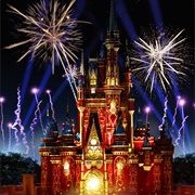 Nighttime at Magic Kingdom, Orlando