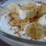 Banana in Yoghurt