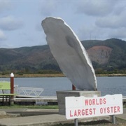 World's Largest Oyster in Robert Bush Park (South Bend)
